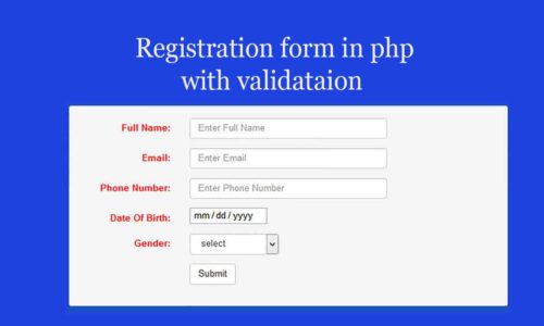 Registration Form In PHP Mysqli | PHP GURU